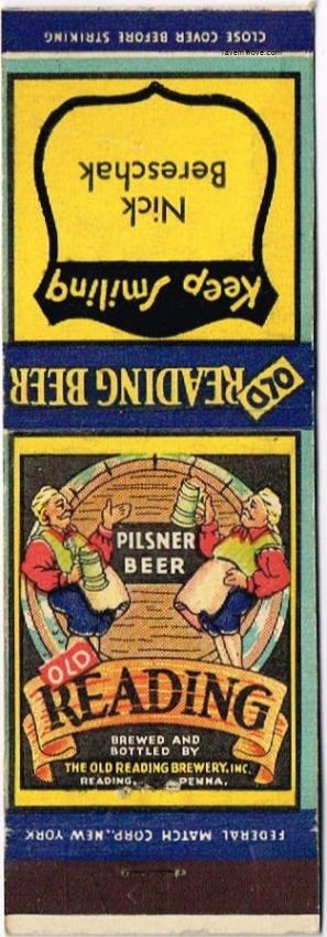 Old Reading Pilsner Beer