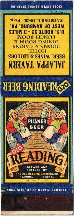 Old Reading Pilsner Beer