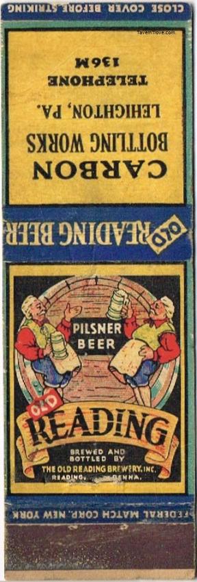 Old Reading Pilsner Beer