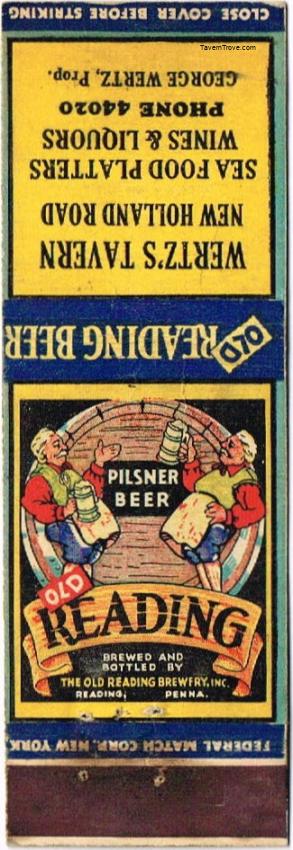 Old Reading Pilsner Beer