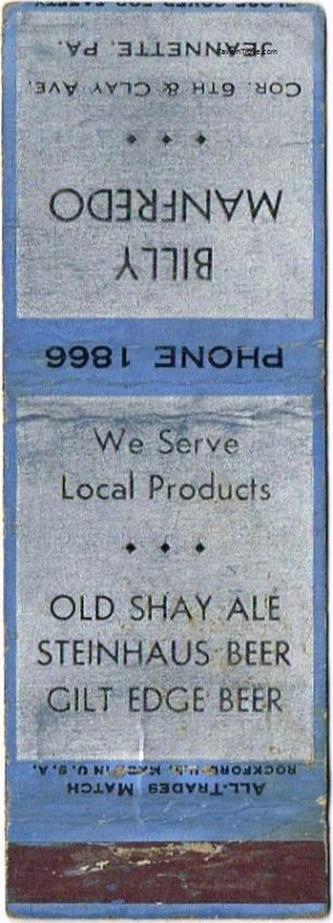 Old Shay Ale/Steinhaus Beer/Gilt Edge Beer