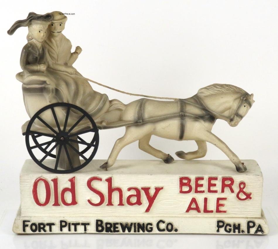 Old Shay Beer And Ale Plaster/Rubber Sign