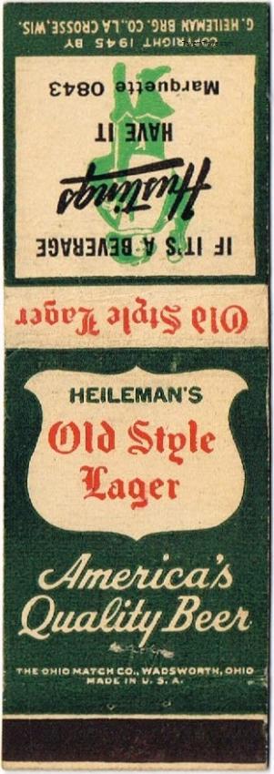 Old Style Lager Beer Dupe