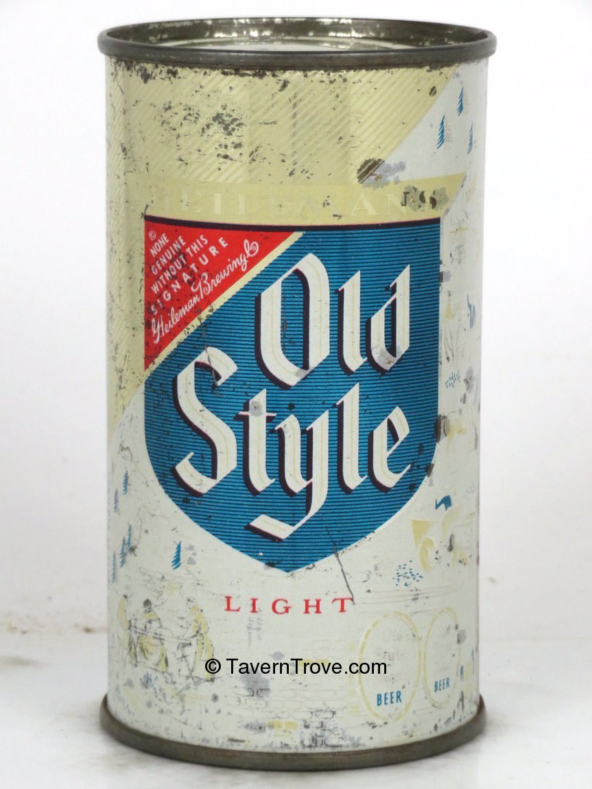 Item 5814 1958 Old Style Light Beer Flat Top Can 10818