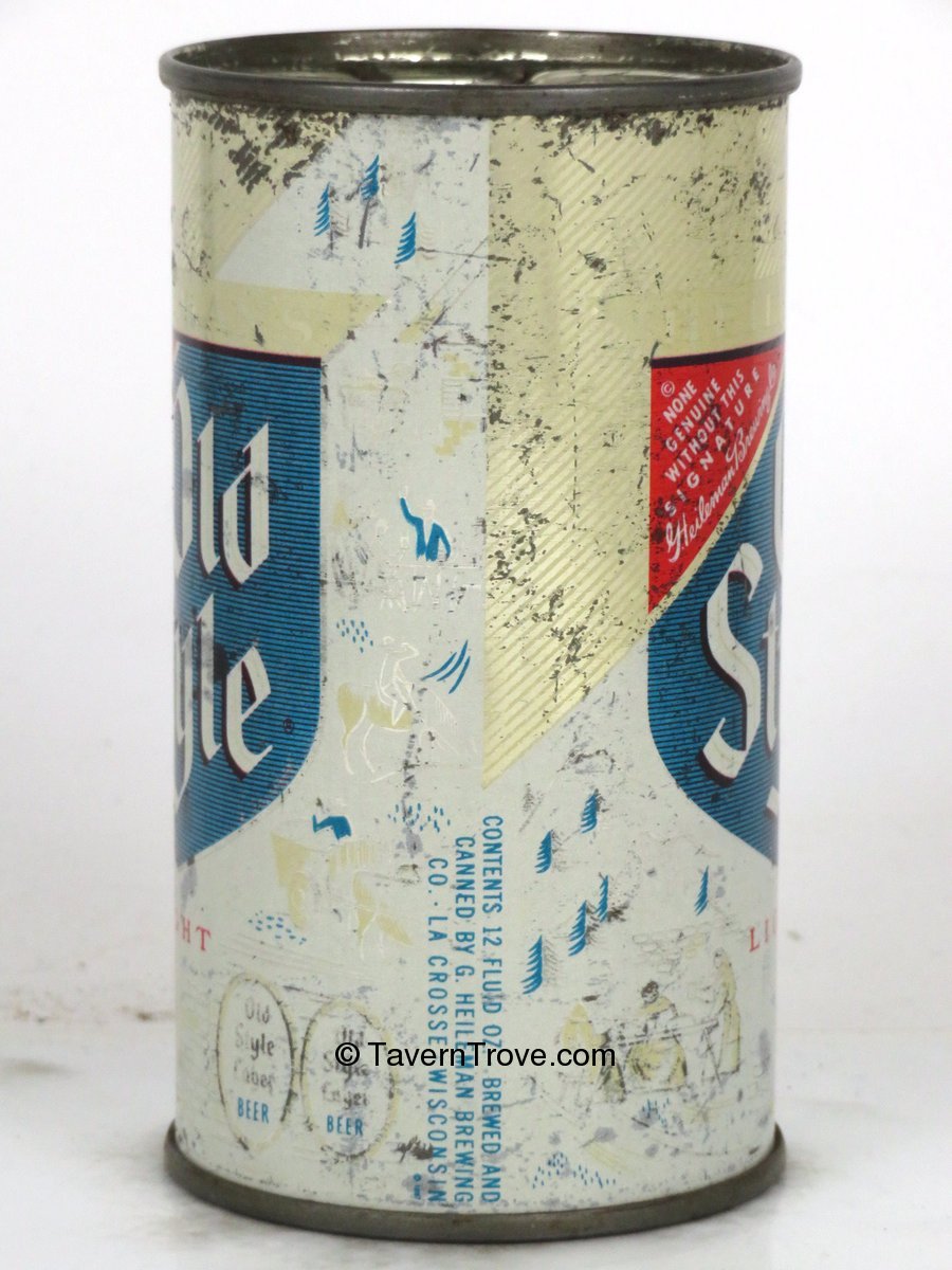 Item 5814 1958 Old Style Light Beer Flat Top Can 10818