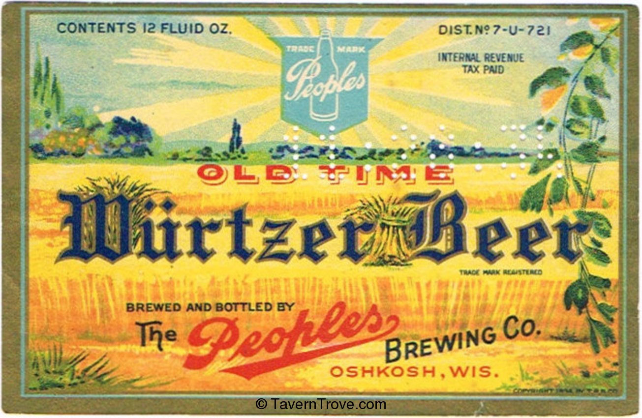 Old Time Würtzer Beer