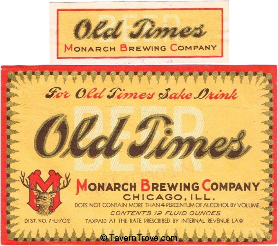 Old Times Beer Dupe