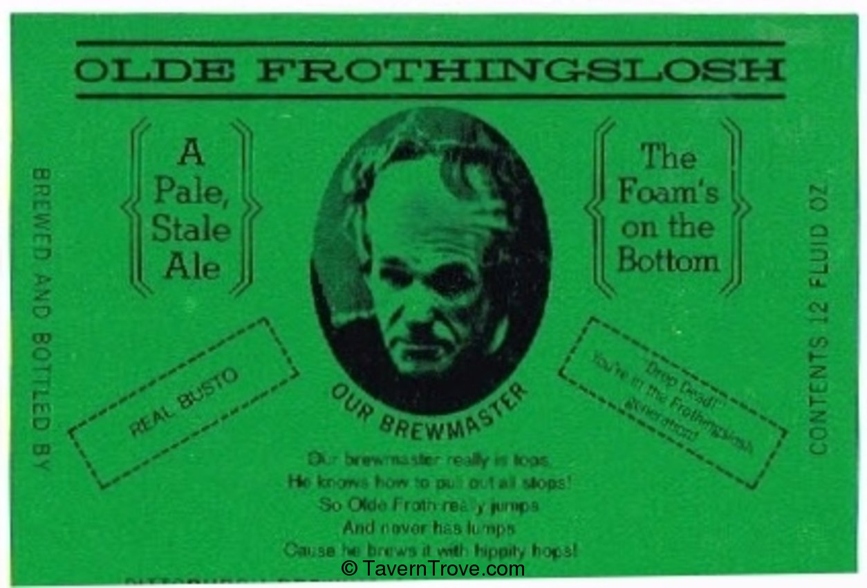 Olde Frothingslosh Pale Stale Ale