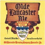 Olde Lancaster Ale