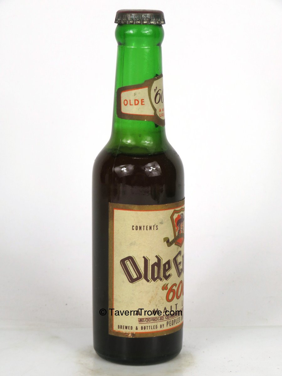 Item 13585 1953 Olde English "600" Malt Liquor Bottle