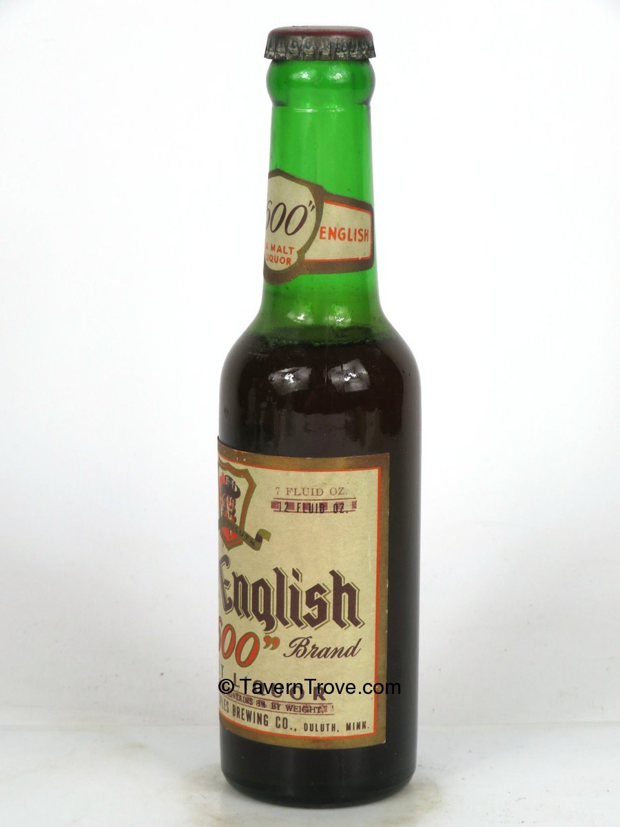 Item 13585 1953 Olde English "600" Malt Liquor Bottle