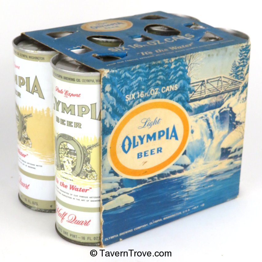 Olympia Light Beer Six Pack