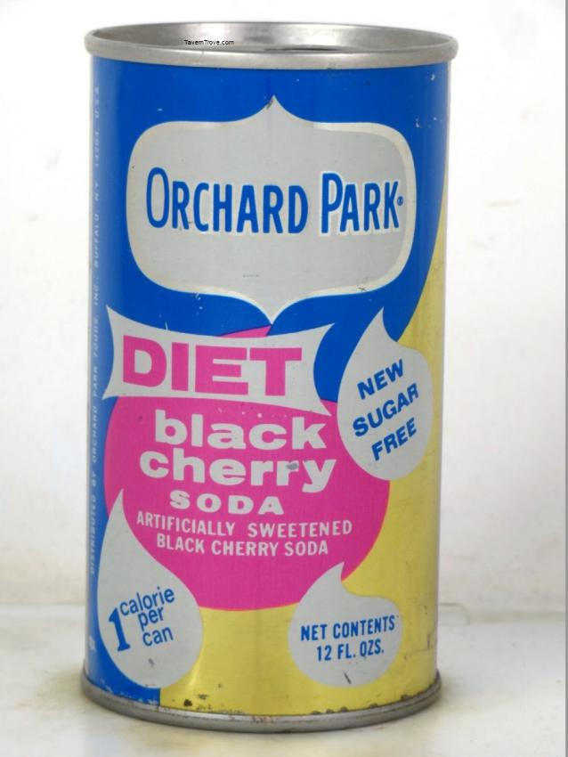 Orchard Park Diet Black Cherry Soda Buffalo New York