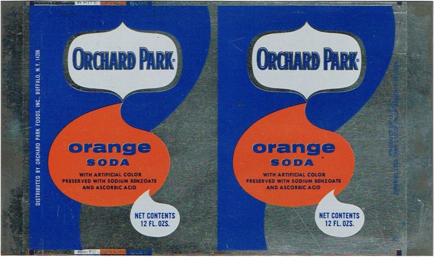 Orchard Park Orange Soda (sheet)