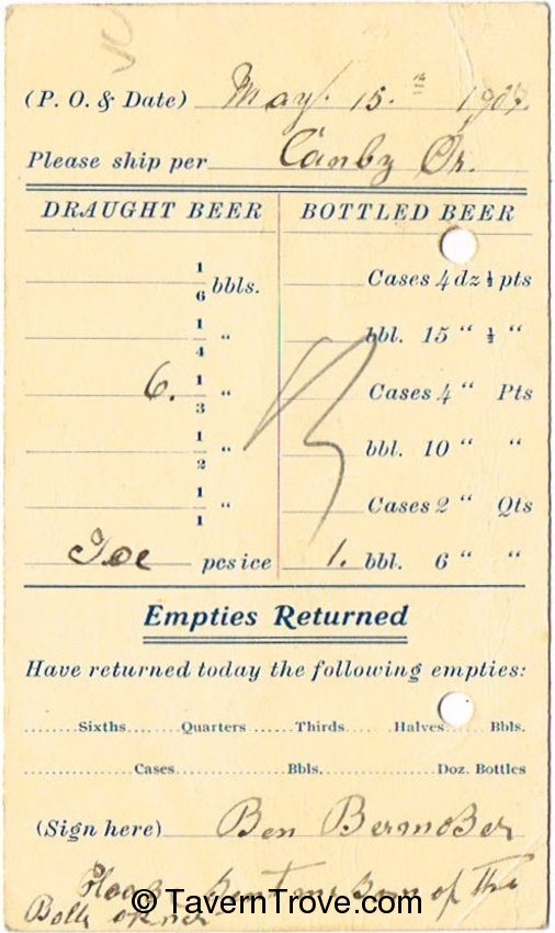Henry Weinhard Brewery