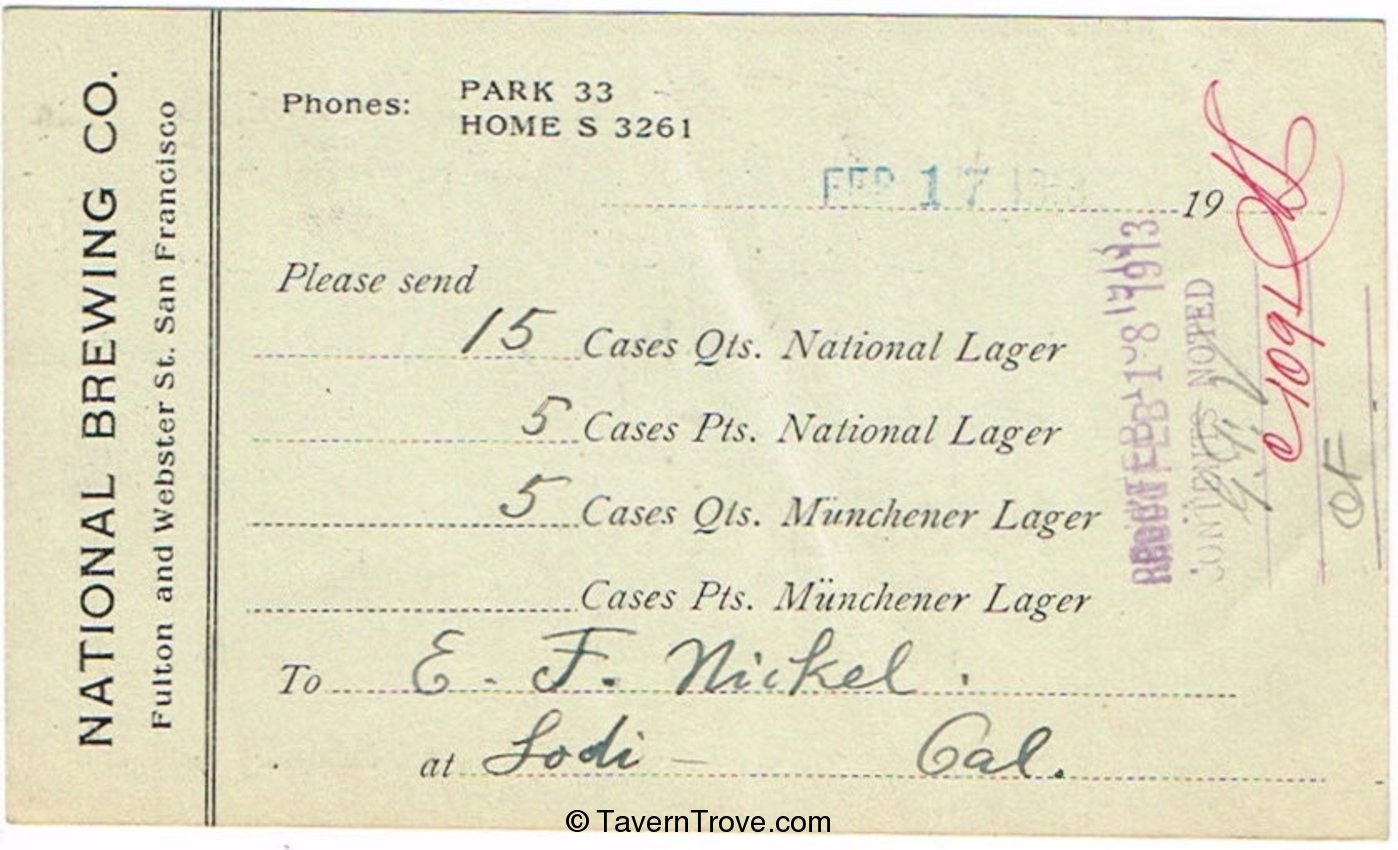 National Brewing Co.