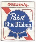Original Pabst Blue Ribbon Back Patch