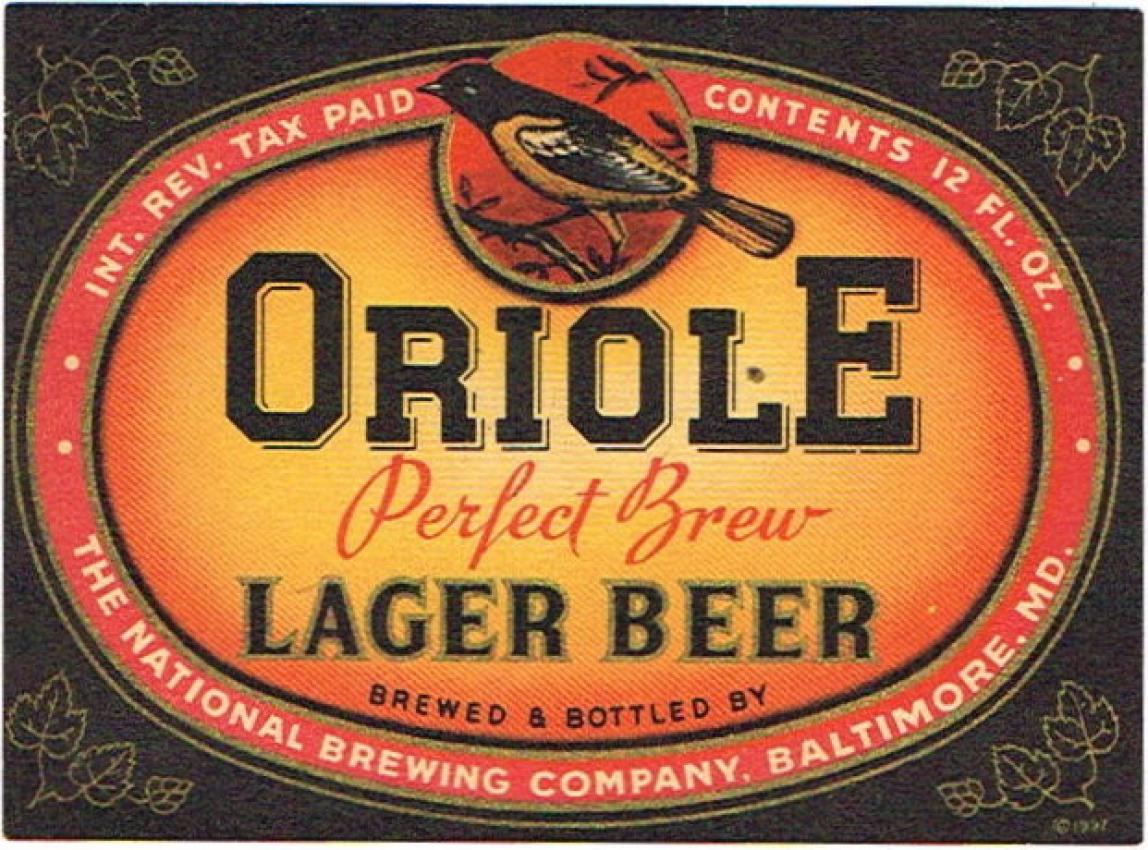 Oriole Lager Beer