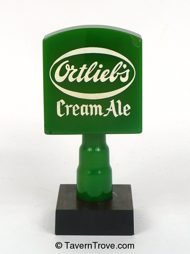 1955 Ortlieb's Cream Ale 4¾ inch Tap Handle