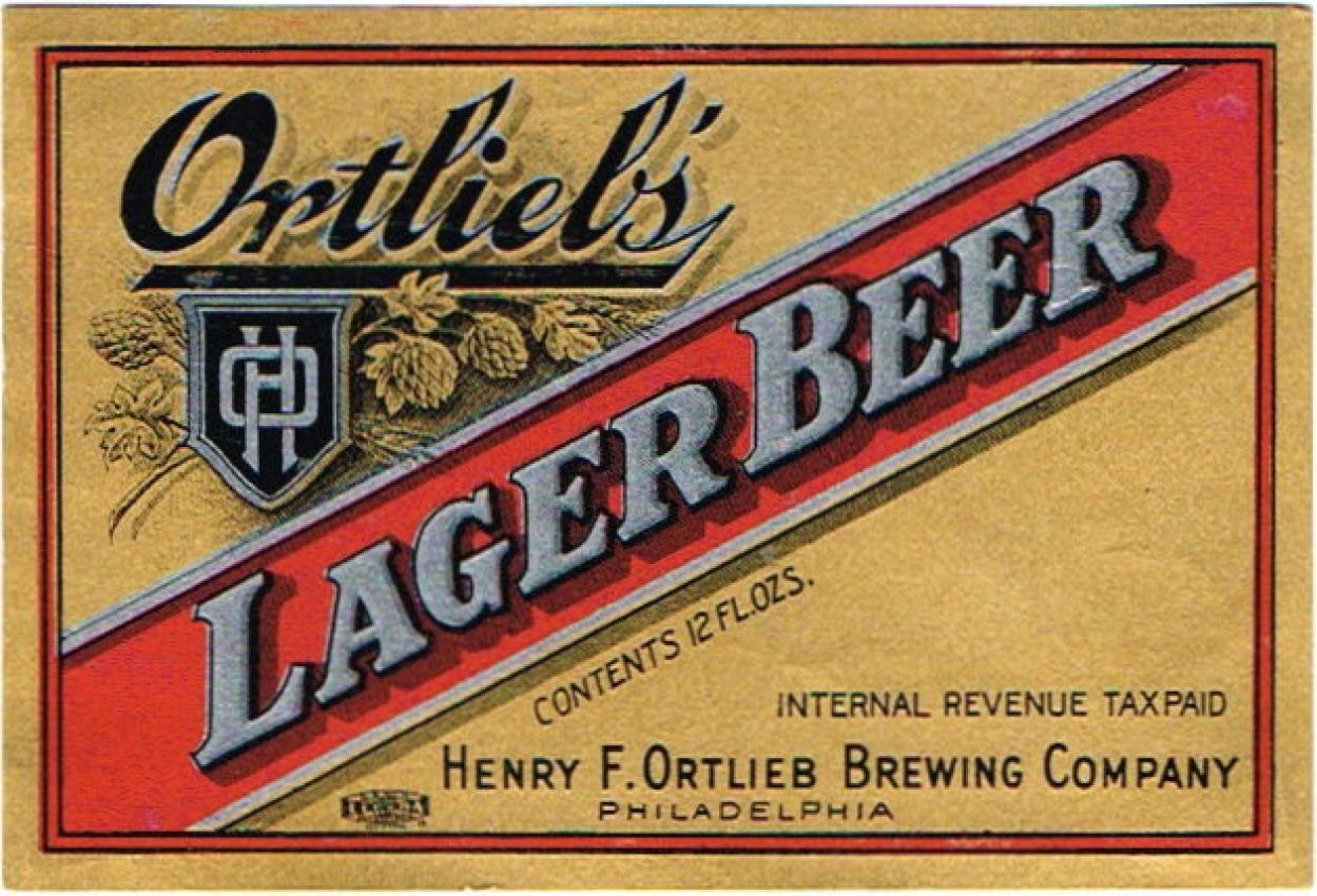 Ortlieb's Lager Beer (bronze/silver)