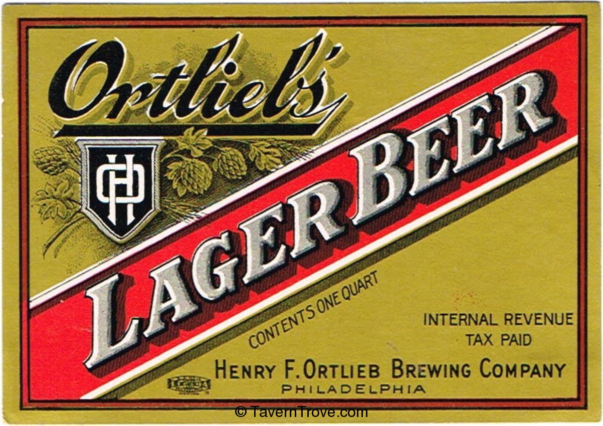 Ortlieb's Lager Beer (gold/silver/white)