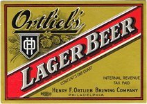 Ortlieb's Lager Beer (gold/silver/white)