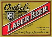 Ortlieb's Lager Beer (gold/silver/white)