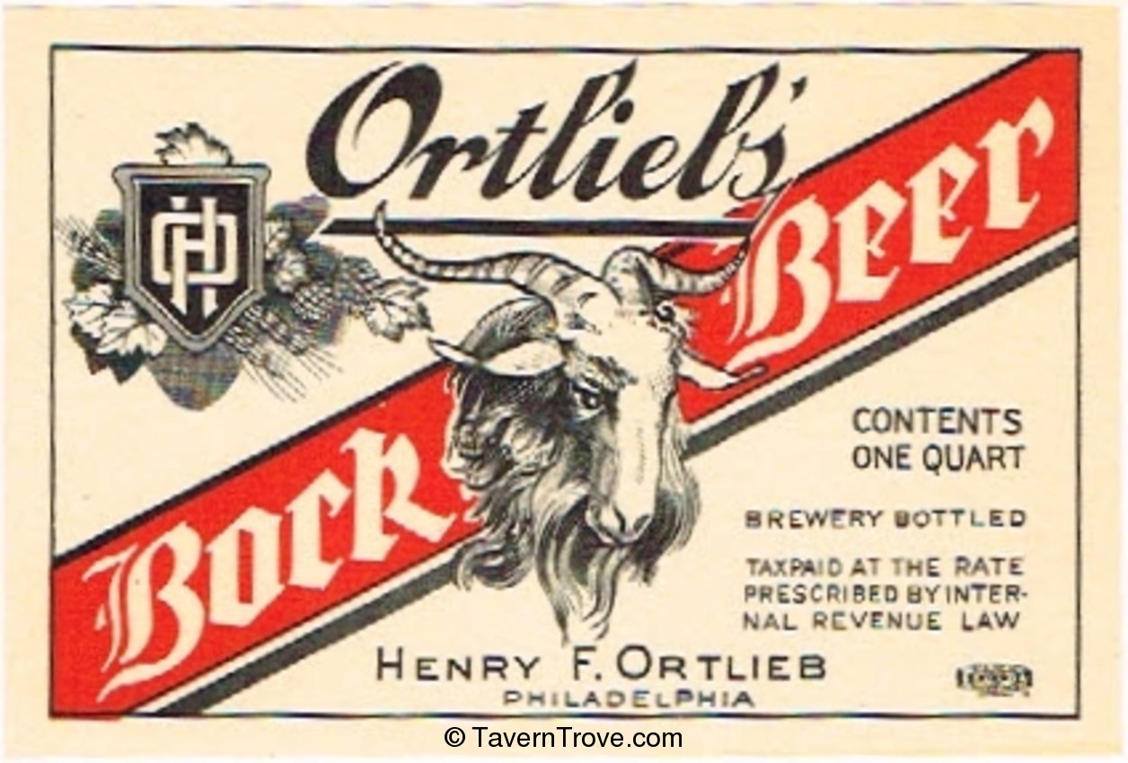 Ortlieb's Bock Beer (72mm)