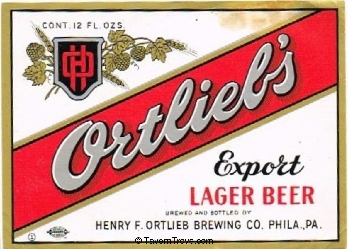 Ortlieb's Export Lager Beer 