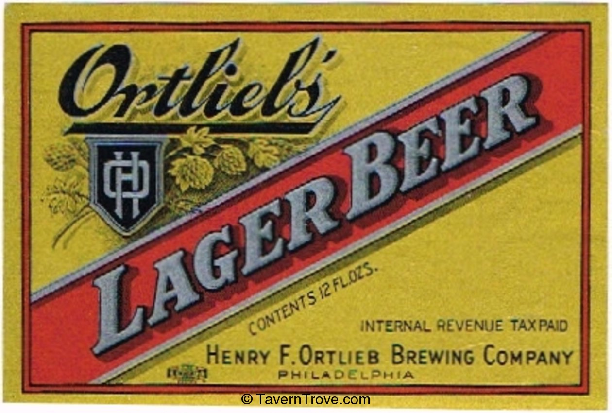 Ortlieb's Lager Beer (gold/silver)