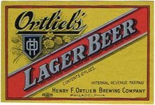 Ortlieb's Lager Beer (gold/silver)