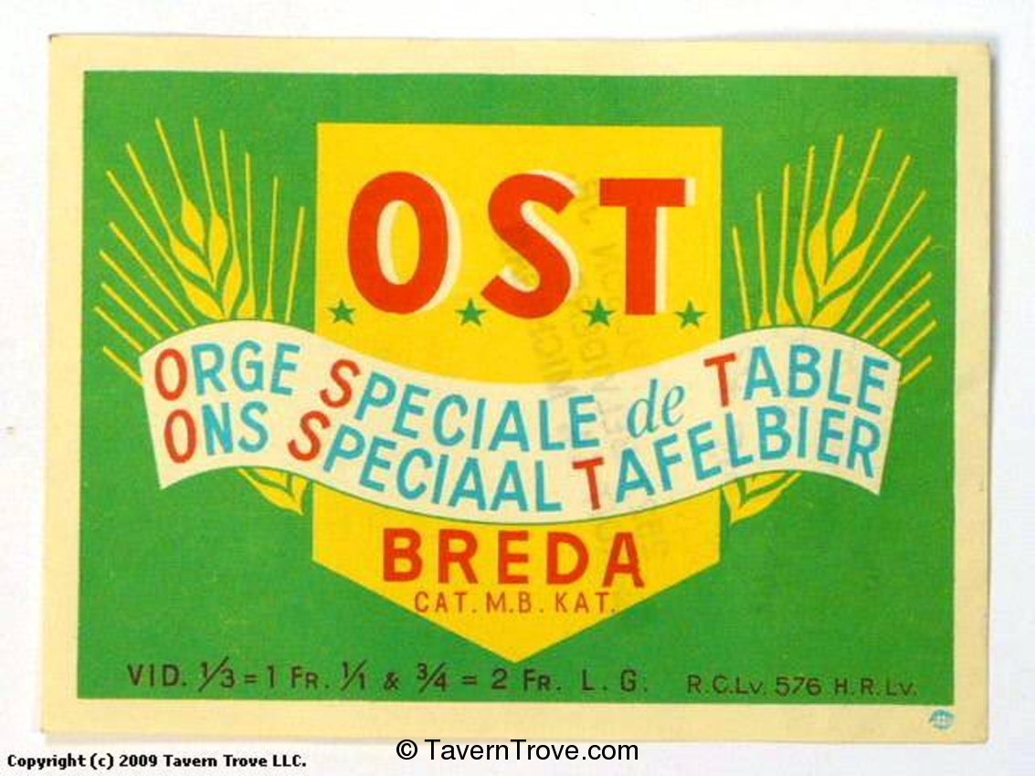 O.S.T. Orge Speciale de Table