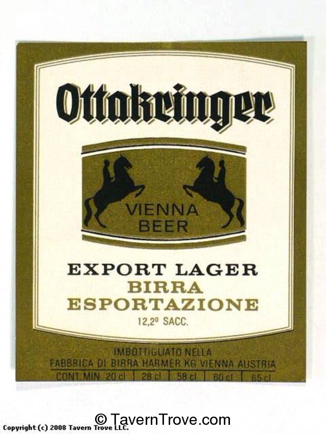 Ottakringer Export Lager Bier
