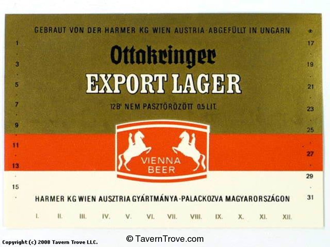 Ottakringer Export Lager