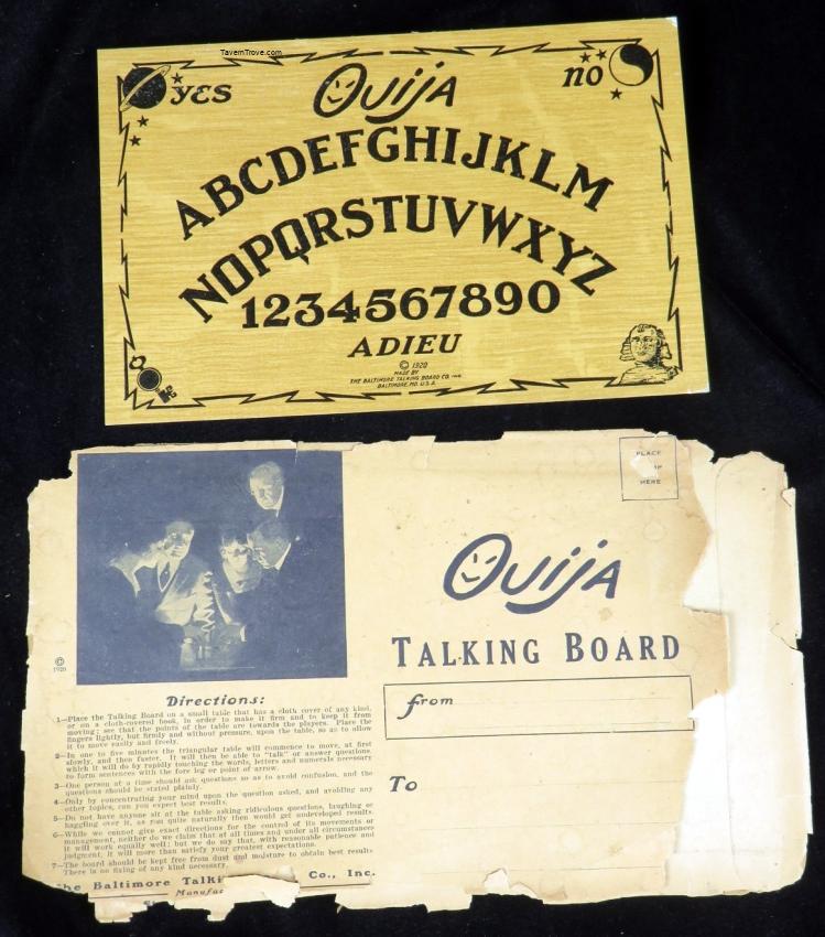 Ouija Talking Board Game (cardboard) with Original Envelope