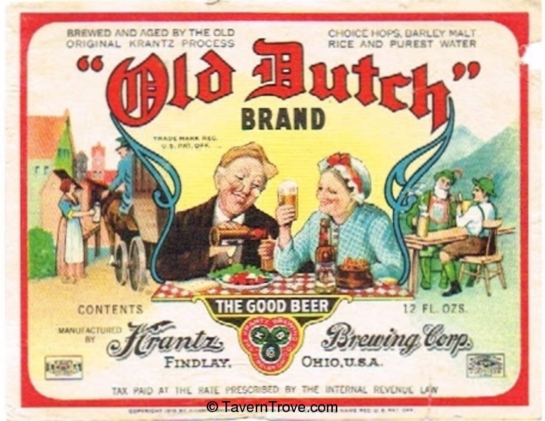 Old Dutch Brand  Beer
