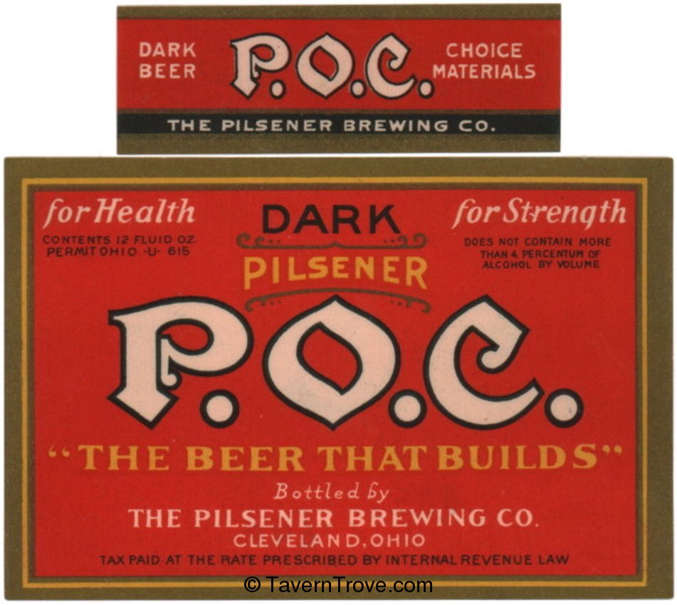 P.O.C. Dark Pilsener Beer