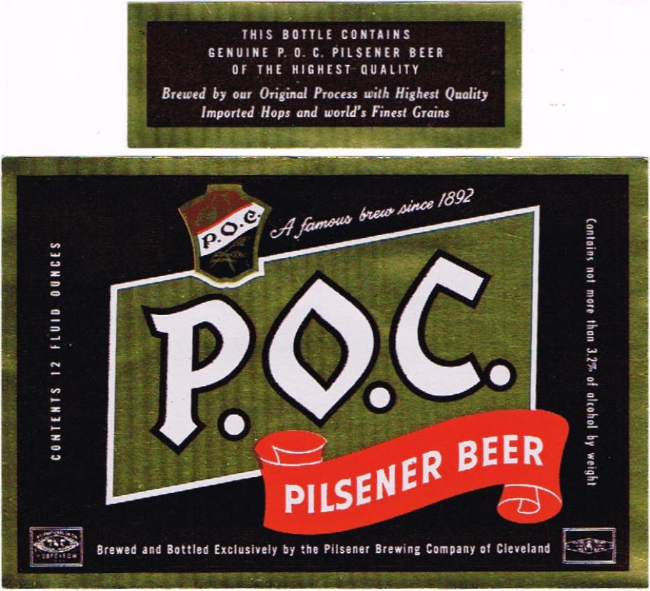 P.O.C. Pilsener Beer