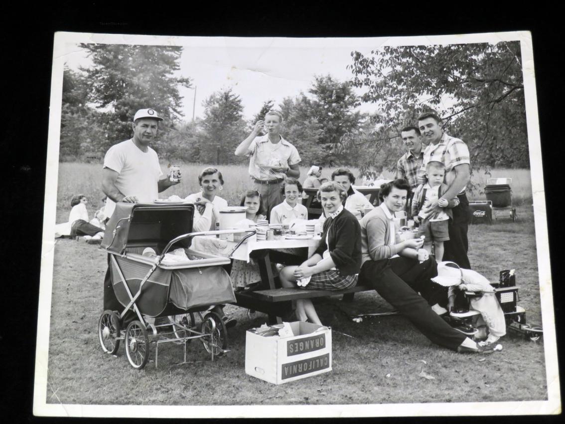 P.O.C. Pilsener Beer Coca Cola Picnic Original 8 x 10 Photo