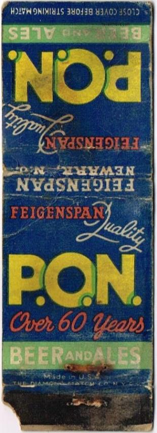 P.O.N. Beer and Ales Dupe