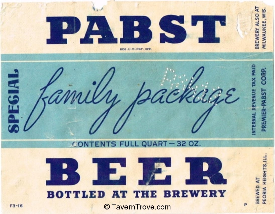 Pabst Beer 