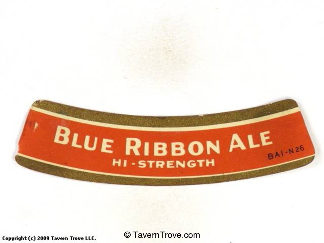 Pabst Blue Ribbon Ale Neck