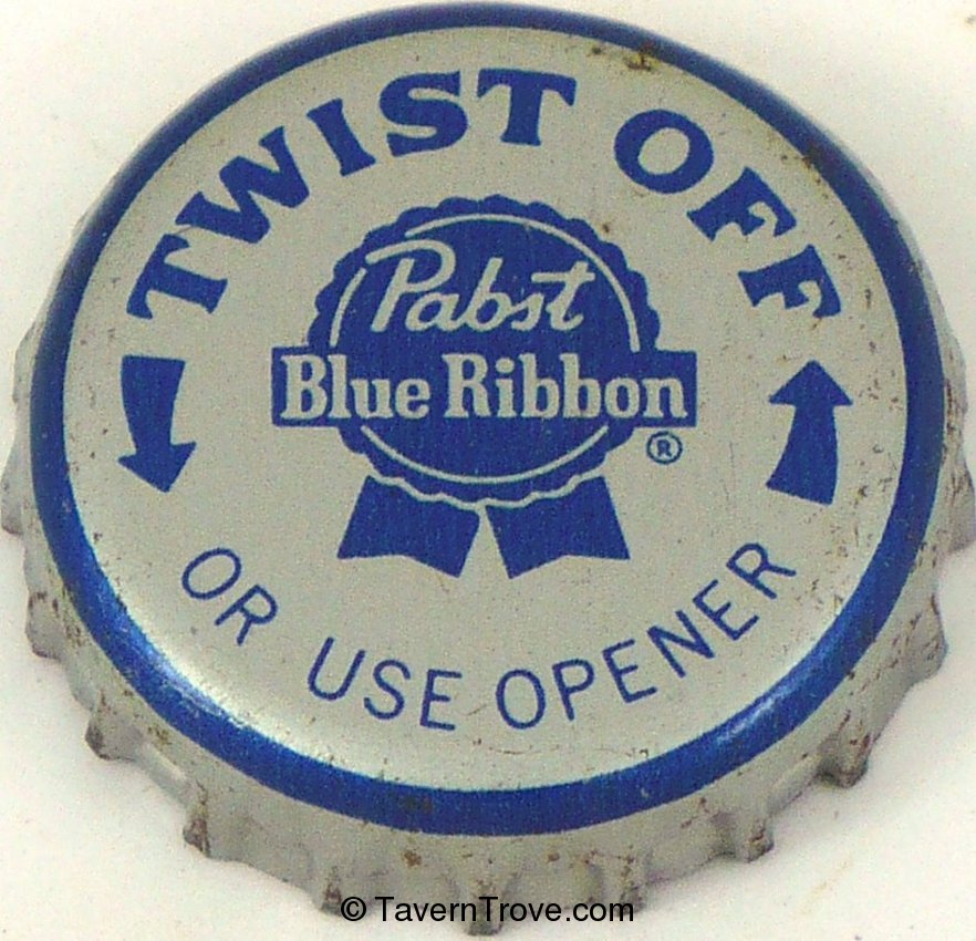 Pabst Blue Ribbon Beer (pale silver)