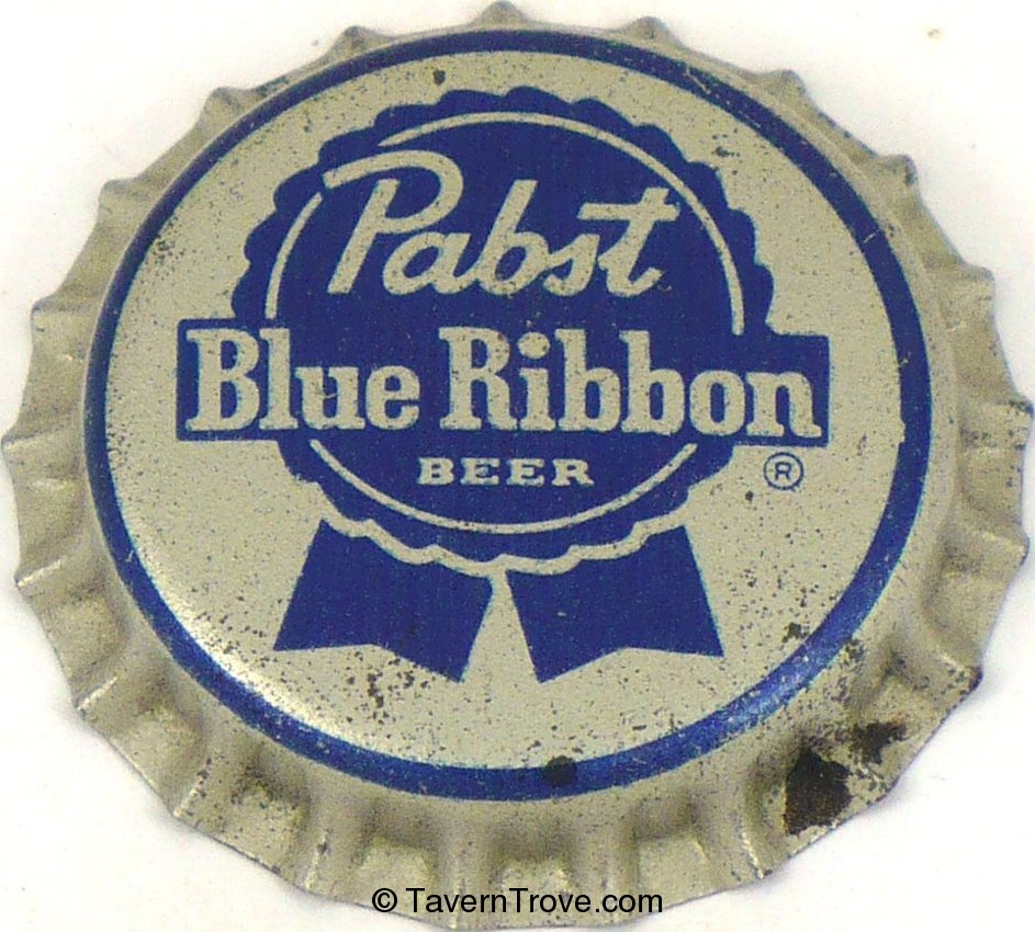 Pabst Blue Ribbon Beer (pale silver)