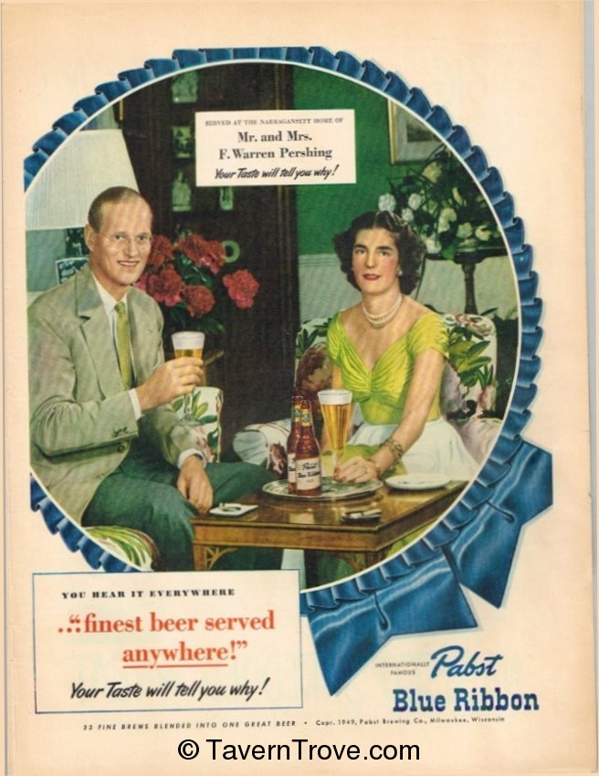 Pabst Blue Ribbon Beer Endorsement