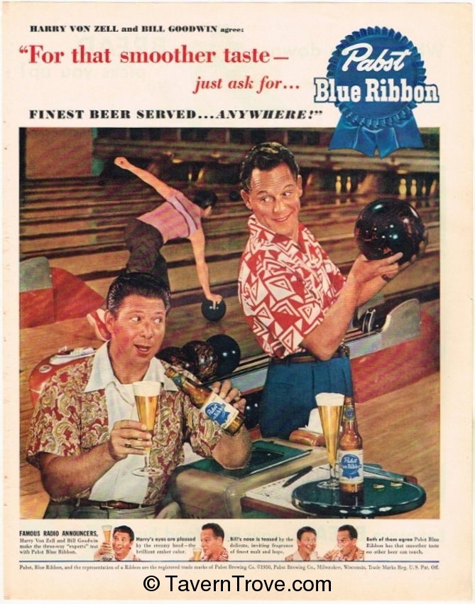 Pabst Blue Ribbon Beer Endorsement