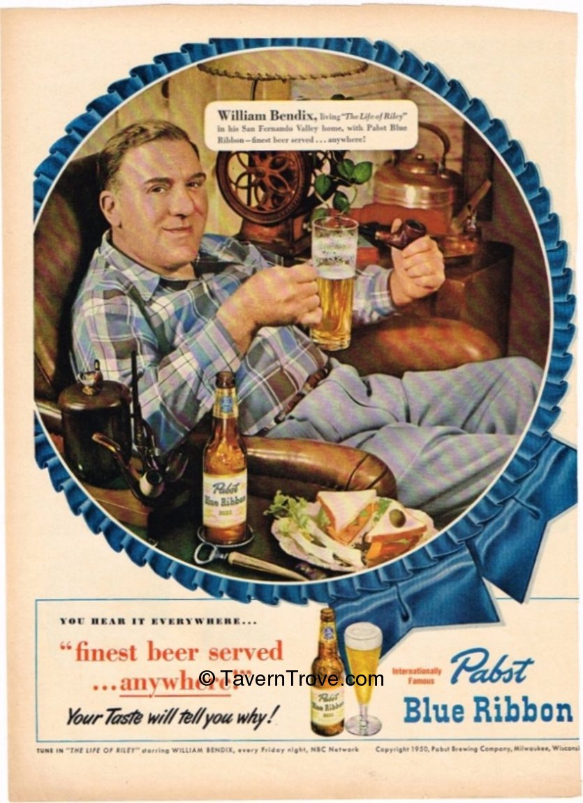 Pabst Brewing Company Blue Ribbon Beer