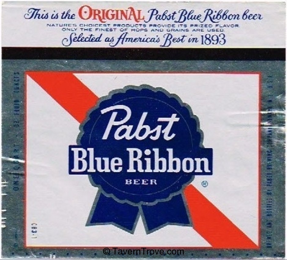 Pabst Blue Ribbon Beer