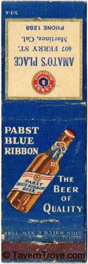 Pabst Blue Ribbon Beer