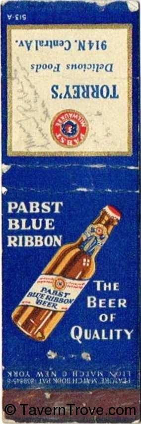 Pabst Blue Ribbon Beer